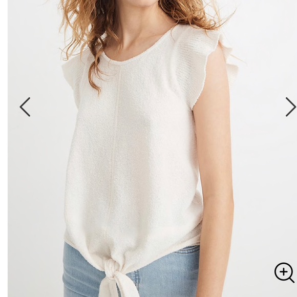 Madewell tie front sweater tee - Picture 2 of 5